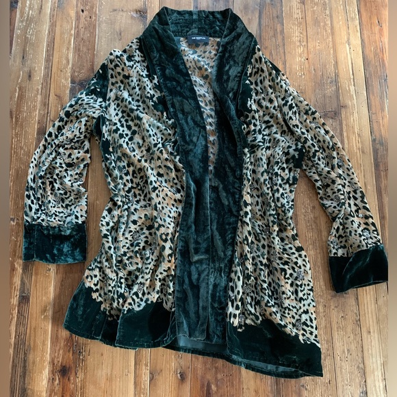 The Kooples Green Embroidered Kimono, NWOT - Picture 2 of 9